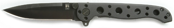 foto M16 EDC black grip spear point blade